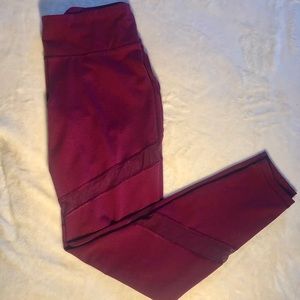 Old Navy Maroon Athletic Leggings